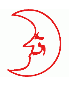 Mond Motivstempel