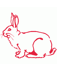 Motivstempel Hase