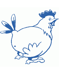 Motivstempel Henne