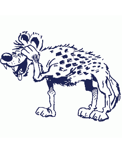 Motivstempel Hyäne