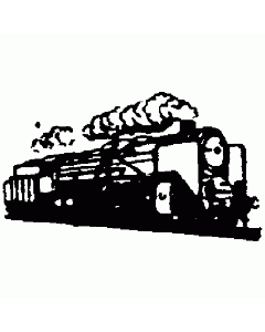 Motivstempel Lok