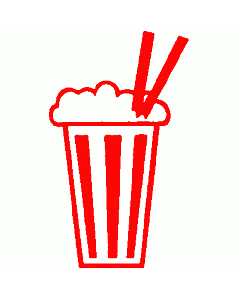 Milchshake Motivstempel