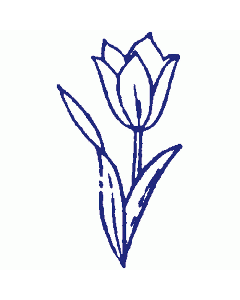 Motivstempel Tulpe