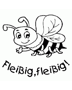 Lehrerstempel Fleißige Biene