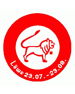 Löwe Stempel rund
