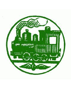Vintage Stempel Dampflok