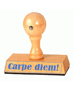 Sprüche Stempel Carpe diem!