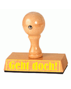 Stempel Geht doch!