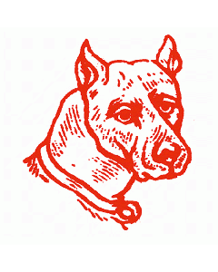 Vintage Stempel Hund