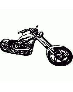 Motivstempel Route 66 Motorrad
