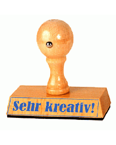 Sehr kreativ! Stempel