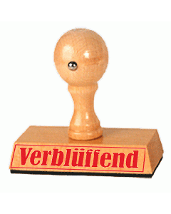 Stempel Verblüffend