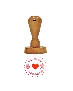 Muttertag Stempel "Für meine Super-Mama"