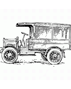 Vintage LKW Stempel