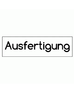 Rechtsanwaltsstempel Ausfertigung