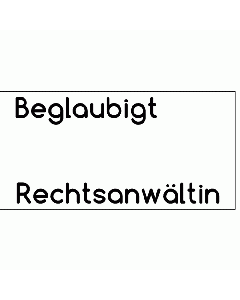 Anwaltsstempel Beglaubigt Rechtsanwältin