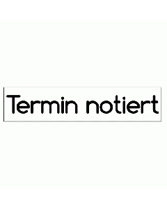 Rechtsanwaltsstempel Termin notiert