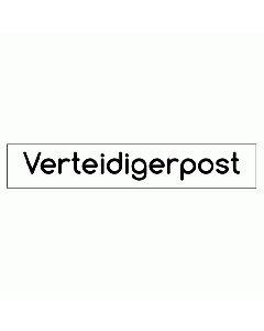 Rechtsanwaltsstempel Verteidigerpost