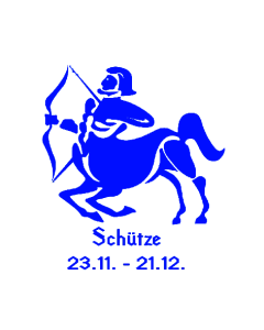 Schütze Stempel eckig