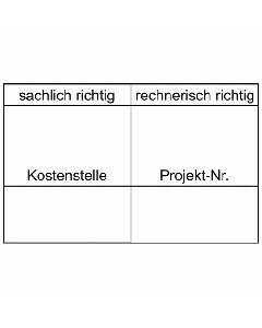 Sachlich Richtig Rechnerisch Richtig Stempel