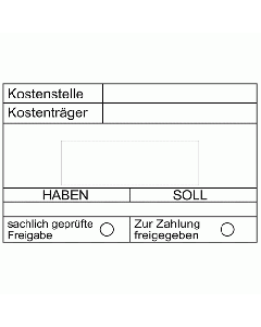 Kostenstelle Stempel