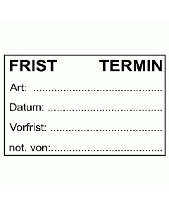 Frist Stempel