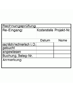Rechnungsprüfung Stempel