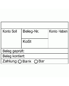 Belegprüfung Stempel