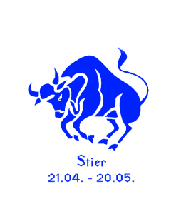 Stier Stempel eckig