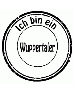Ich bin ein Wuppertaler Stempel